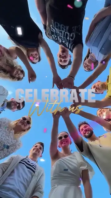 Превью шаблона «Celebrate with us»