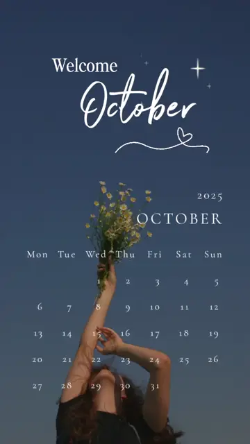 Превью шаблона «Welcome October»