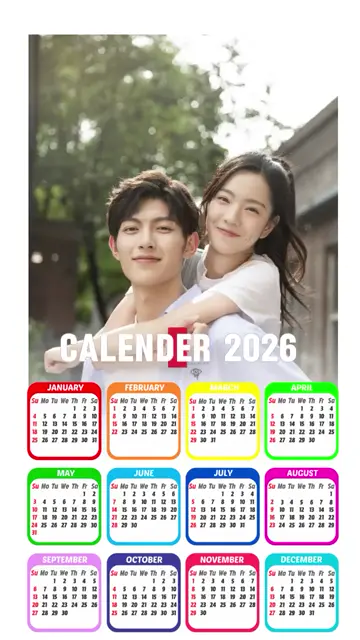 Превью шаблона «calendar 2026»
