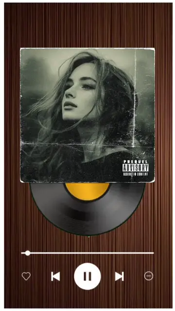 Превью шаблона «Cover vinyl record»