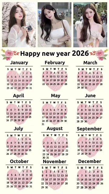 Превью шаблона «Calendar 2026»