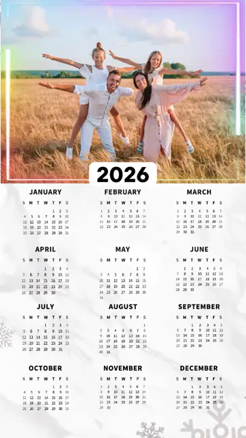 Превью шаблона «2026 CALENDAR»