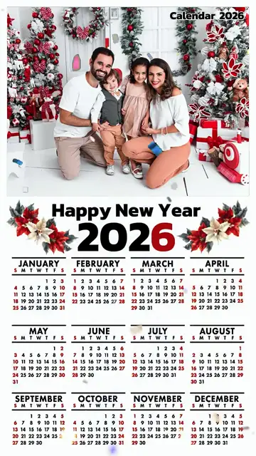 Превью шаблона «calender 2026»