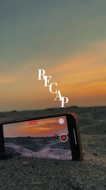 Превью шаблона «Recap Vlog»