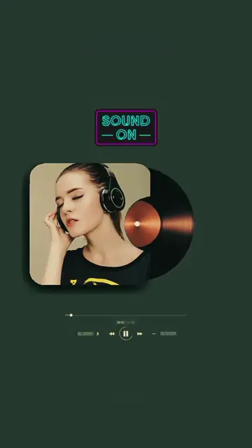 Превью шаблона «MUSIC PLAYER»