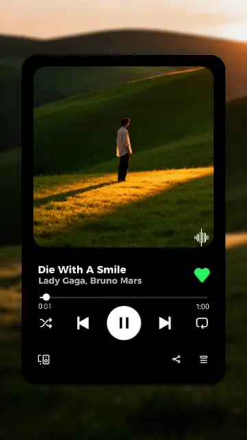 Превью шаблона «Die With A Smile»