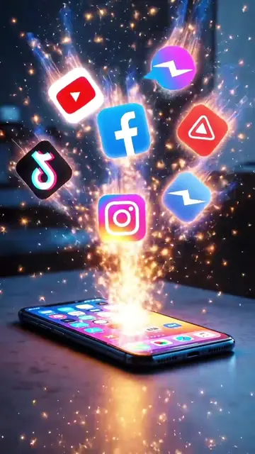 Превью шаблона «Social Media Intro»