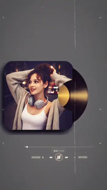 Превью шаблона «Music Player Vibes»