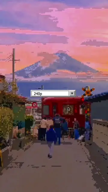 Превью шаблона «144p TO 1080p 1 CLIP»