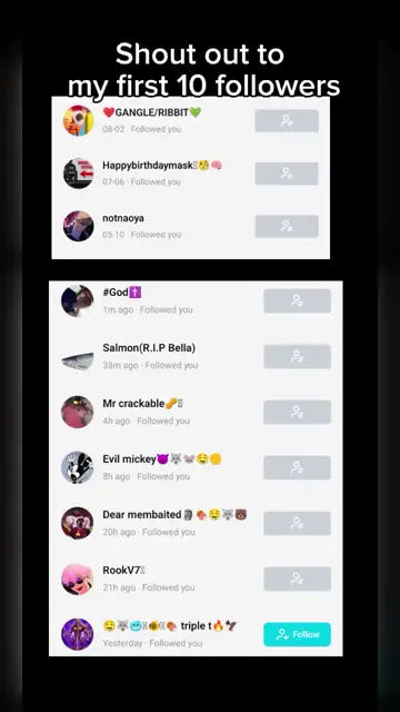 Превью шаблона «My 1st 10 Followers»